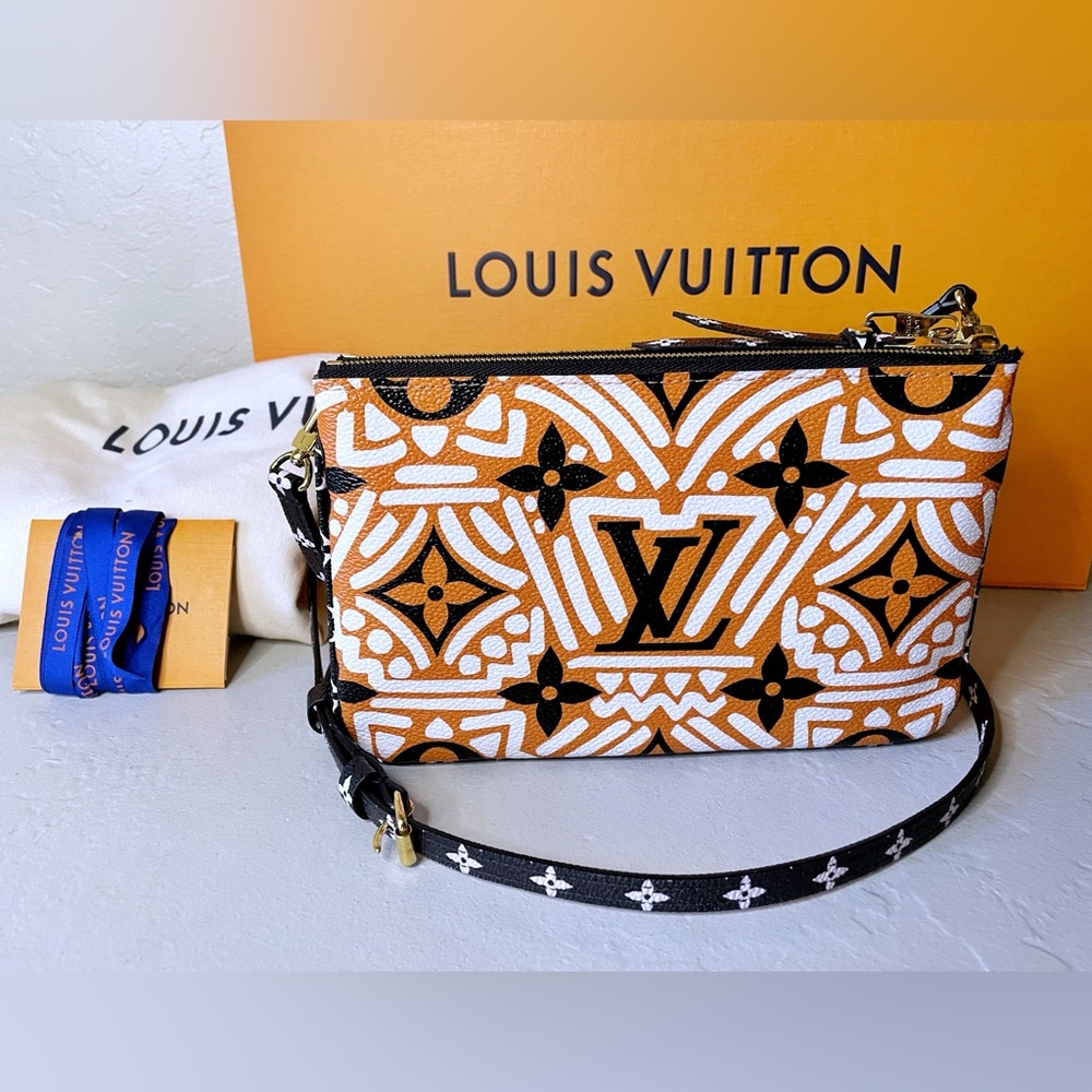 ❌SOLD❌ LOUIS VUITTON Limited Edition Crafty Giant Monogram Double Zip Bag